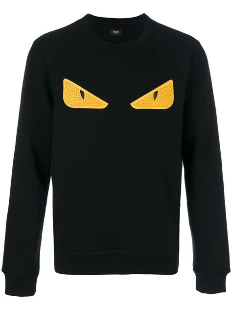 fendi sweater black eyes|fendi designer sweatshirt.